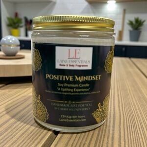 Non Toxic Positive Mindset Candle - Single Wick Soy